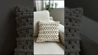 3 DIY Pillows  Beginner Sewing Project macrametutorial macrameknots beginnersewing diypillow [upl. by Boggers]