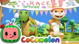 The Tortoise and the Hare  CoComelon Nursery Rhymes amp Kids Songs [upl. by Inneg]