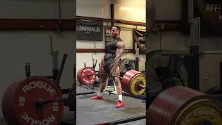 Jamal Browner deadlift 455kg1003lbs for 2 reps sports shorts gym powerlifting power [upl. by Melliw581]