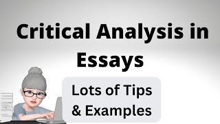 Critical Analysis in Nursing Essays with Examples [upl. by Etnovad]