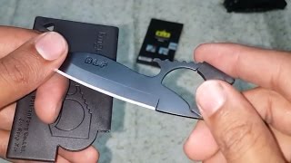 Credit Card Finger Knife Unboxing [upl. by Canute]