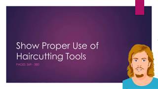 Show Proper Use of Haircutting Tools [upl. by An]