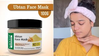 Luvyh Ubtan Face Mask Review  how to get shadiwala glow [upl. by Noet]