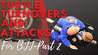 Judo for Jiujitsu  Turtle Attacks  Katahajime From Bottom Guard [upl. by Annahsal]