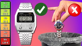 Die 7 besten und günstigsten Casio LCDUhren [upl. by Lledniuq]