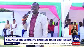 ABA PHILO INVESTMENTS BAHIKIZE HAIHI OBUHEREZA  MBARARA AGENSHONGA [upl. by Inavoj]