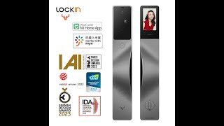 Original Lockin V5 MAX Smart door Lock connect with App Mihome [upl. by Rawdon703]