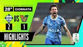 Como vs Venezia 21  Tre punti pesanti nel segno di Cutrone  HIGHLIGHTS SERIE BKT 2023  2024 [upl. by Ellesor278]