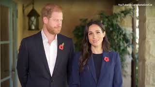 Harry and Meghan wear coordinated outfits in joint appearance [upl. by Ayerim]