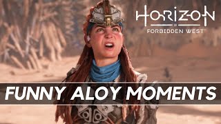 Aloy  Her Funniest Moments in Horizon Forbidden West PART 2 [upl. by Acinot]