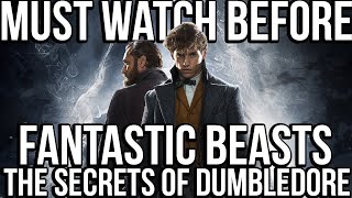 Must Watch Before THE SECRETS OF DUMBLEDORE  Fantastic Beasts 1 amp Crimes of Grindelwald Recap [upl. by Gasperoni]