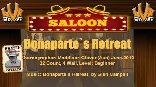 Linedance  Bonaparte´s Retreat  Teach amp Demo [upl. by Libys194]