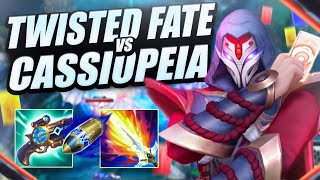 Twisted Fate Placements vs Cassiopeia Mid  need to improve MENTAL [upl. by Rickey]