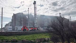 Blackpool Fire Devastation amp Demolition Day After Huge Fire Rips through New Hacketts Hotel [upl. by Ahsennek]