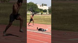 Long jump 7🦘trending ytshorts viralshorts motivation army trackandfield [upl. by Enrak]