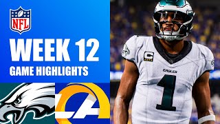 Eagles vs Rams Week 12  Madden 25 Simulation Highlights [upl. by Kirtley]