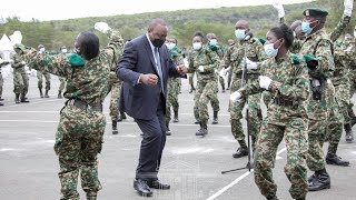 SEE WHAT HAPPENED AS PRESIDENT UHURU PRESIDED OVER NYS PASS OUT PARADE 2021 IN GILGIL [upl. by Sothena120]