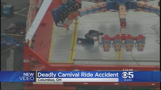 Fatal Ohio State Fair Ride Leaves One Dead Seven Injured [upl. by Yrtnej650]