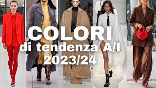 TENDENZE MODA AUTUNNO INVERNO 2023 2024 Come indossare i colori  Isabella Emme [upl. by Friedman528]