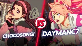 High Level GGST Gameplay ABA vs Baiken  ChocoSongi Vs DaymanC7  Strive Replay [upl. by Nitaj]