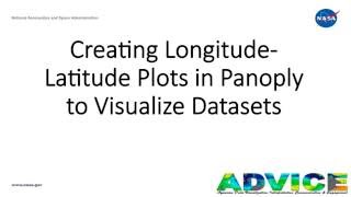 Visualizing Data Using Panoply LongitudeLatitude Plots [upl. by Sirk872]