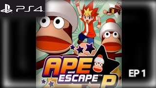 Ape Escape P  PS4  Gameplay EP 1 [upl. by Paske134]