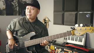 7 Bass Custom TJ5 Bass Marvin Sapp Praise Your Way Through Bass Cover  Darwin Chandra [upl. by Saba74]