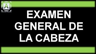 EXAMEN GENERAL DE LA CABEZA [upl. by Nemrak776]