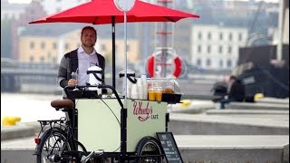 Start Your Own Little Coffee Bar On A Bike [upl. by Airamanna]