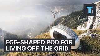 Eggshaped pod for living off the grid [upl. by Iatnahs]