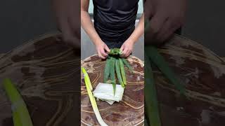 Fast Green onion cutting idea [upl. by Deane]