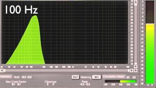 20Hz to 20kHz Frequency Sweep Logarithmic 1080p HD [upl. by Akoyin]