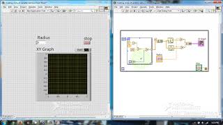 How to generate a circle of variable radius in LabVIEW [upl. by Ihtraa]