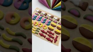 Candy salad cookie🍬 recipes and supplies linked in my bio cookiedecorating oddlsatisfying asmr [upl. by Checani]