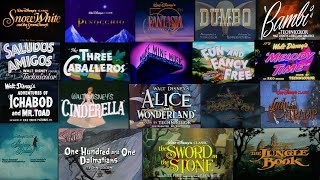 Walt Disney Animation Movie Trailers quotAll at Oncequot Volume 1 19371967 [upl. by Nahsar]