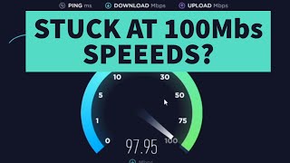 Ethernet Download Speeds Stuck At 100Mbs [upl. by Volding660]