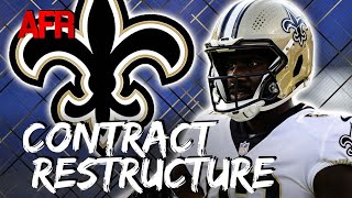 Saints Restructure Juwan Johnson Deal  Another Bad Contract Move For New Orleans [upl. by Rexer627]