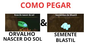 COMO PEGAR ORVALHO NASCER DO SOL E SEMENTE DE BLASTIL NO DERELICT [upl. by Laurette]