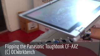 Flipping the Panasonic Toughbook CFAX2 [upl. by Brittne]