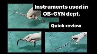 OBGYN Instruments Quick recap [upl. by Animor]