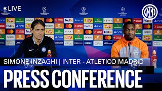 INTER  ATLETICO MADRID  PREMATCH PRESS CONFERENCE LIVE 🔴🎙️⚫🔵 [upl. by Anilah]