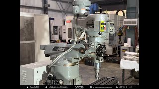 BRIDGEPORT BALLSCREW M1TR TURRET MILLING MACHINE 400116 [upl. by Aliuqahs445]