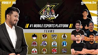 Free Fire  Rocky and Rdx Scrims Esports Qualifiers  Powered by gametv [upl. by Sokairyk]