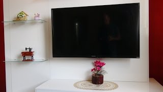 Suporte para tv lcd e led  caseiro [upl. by Eeznyl]