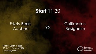 Open DM 2024 Indoor  Pool B  Frizzly Bears Aachen vs Cultimaters Besigheim [upl. by Remot]