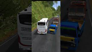 Bus simulator Indonesia indian toufik mod Euro Truck simulator 2 bus mod bus shortsfeed shorts [upl. by Felike]