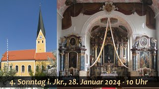 4 Sonntag im Jahreskreis 28 Januar 2024  10 Uhr [upl. by Dnalyk]