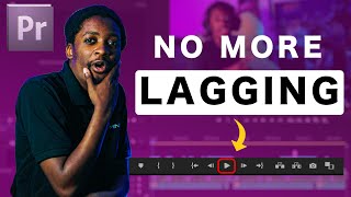 Premiere Pro This is The Simplest Way How to Stop Video Lag [upl. by Magnien]