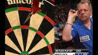 Mervyn King vs Simon Whitlock  3rd Place Decider  2010 Premier League  Part 25 [upl. by Aiveneg]