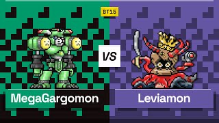 Digimon TCG Megagargomon vs Leviamon BT15 Match [upl. by Venu]